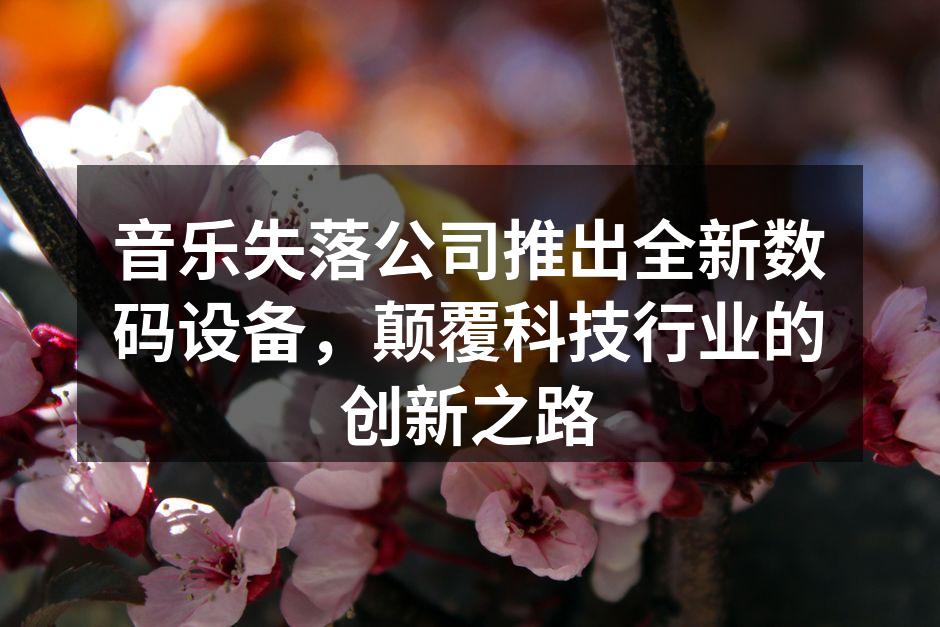 音乐未来设备的精美外观设计