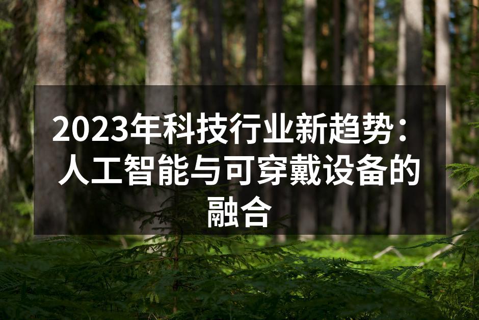 智能手表的健康监测功能